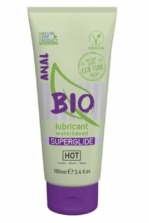 Интимный увлажняющий анальный гель BIO SuperGlide - 100 мл. 