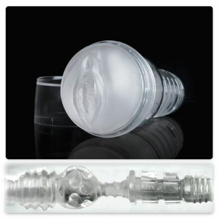 Прозрачный мастурбатор-вагина Fleshlight - Ice Lady Crystal 