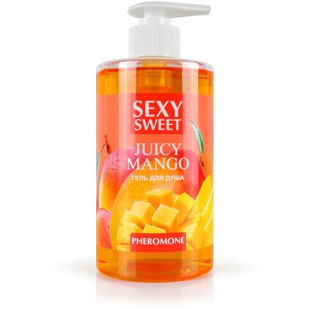 Гель для душа Sexy Sweet Juicy Mango с ароматом манго и феромонами - 430 мл. 