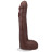 Коричневый фаллоимитатор-гигант Anton Harden 11 inch ULTRASKYN Cock - 29,2 см. 