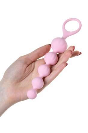 Набор из 2 цветных анальных цепочек Satisfyer Beads 