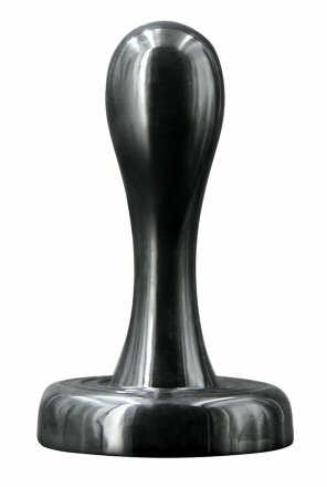 Черная анальная пробка Bowler Plug SM - 8,4 см. 