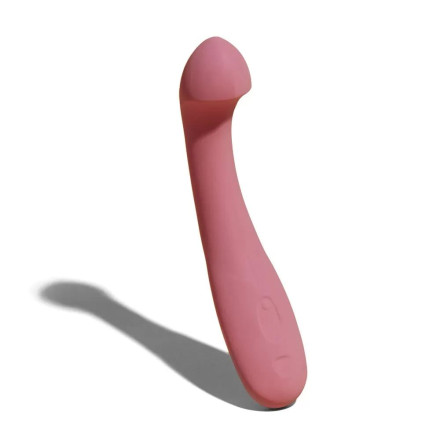Грязно-розовый вибратор для стимуляции G-точки Arc G-Spot - 19 см. 