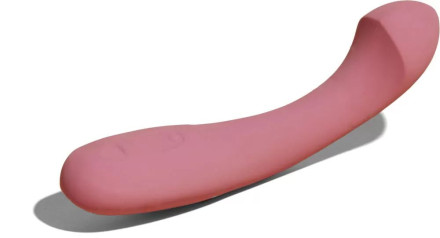 Грязно-розовый вибратор для стимуляции G-точки Arc G-Spot - 19 см. 