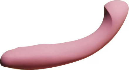 Грязно-розовый вибратор для стимуляции G-точки Arc G-Spot - 19 см. 