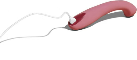 Грязно-розовый вибратор для стимуляции G-точки Arc G-Spot - 19 см. 