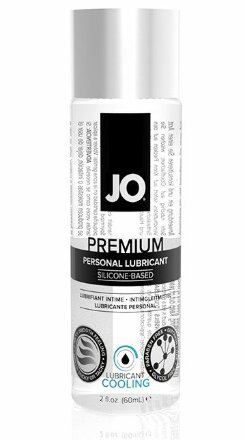 Охлаждающий лубрикант на силиконовой основе JO Personal Premium Lubricant Cooling - 60 мл. 