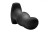 Черная вибропробка Model M Curved Rimming Plug with Remote - 15 см. 