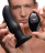 Черная вибропробка Model M Curved Rimming Plug with Remote - 15 см. 