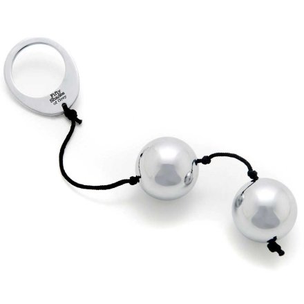 Тяжелые металлические вагинальные шарики Silver Metal Ben Wa Balls 