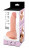 Телесный фаллоимитатор-реалистик с мошонкой Real Dual Layer - 21,5 см. 