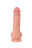 Телесный фаллоимитатор-реалистик с мошонкой Real Dual Layer - 21,5 см. 
