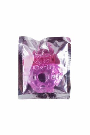 Розовое эрекционное кольцо Erotist 