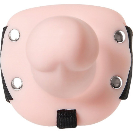 Полый поясной фаллоимитатор FlexSkin Hollow Strap-On - 15,2 см. 