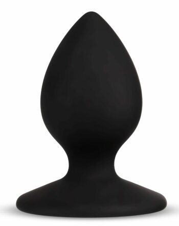 Черная анальная пробка Slut Plug - 6,3 см. 