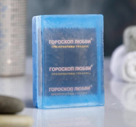 Мыло &quot;Экстренная помощь&quot; с презервативом внутри - 105 гр. 