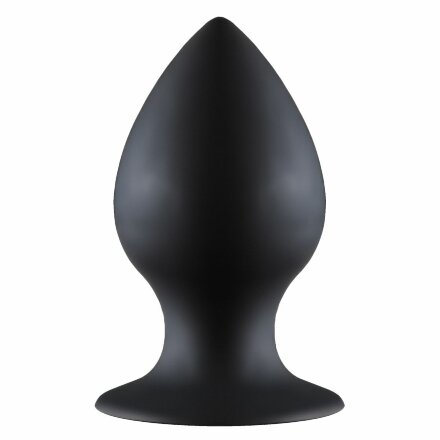 Чёрная анальная пробка Thick Anal Plug XL - 13 см. 