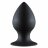 Чёрная анальная пробка Thick Anal Plug XL - 13 см. 