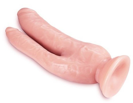 Телесный фаллоимитатор 8 Inch DP Cock - 20,32 см. 