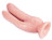Телесный фаллоимитатор 8 Inch DP Cock - 20,32 см. 