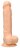 Телесный фаллоимитатор Silicone Dildo With Balls - 22,8 см. 