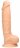 Телесный фаллоимитатор Silicone Dildo With Balls - 22,8 см. 