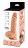 Телесный реалистичный фаллоимитатор Real Dual Layer - 20 см. 