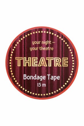 Красный бондажный скотч TOYFA Theatre - 15 м. 