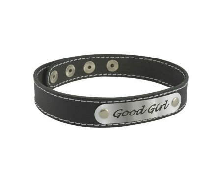 Чокер с белой строчкой Good Girl 