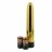 Золотистый классический вибратор с идеально гладкой поверхностью SLIM-LINE VIBRATOR GOLD - 17 см. 