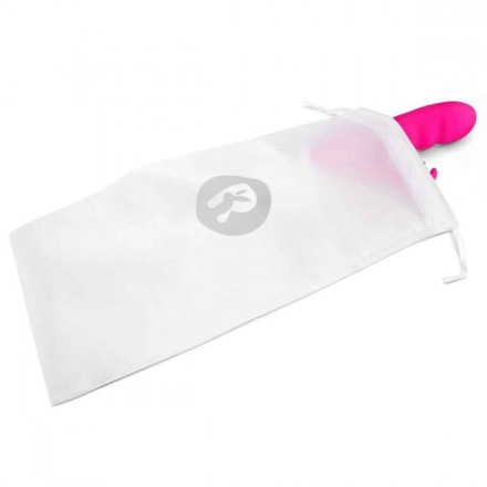 Розовый вибромассажер с клиторальной стимуляцией Clitoral Suction Rabbit - 24,5 см. 