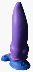 Фиолетовый фаллоимитатор &quot;Зорг small&quot; - 21 см.