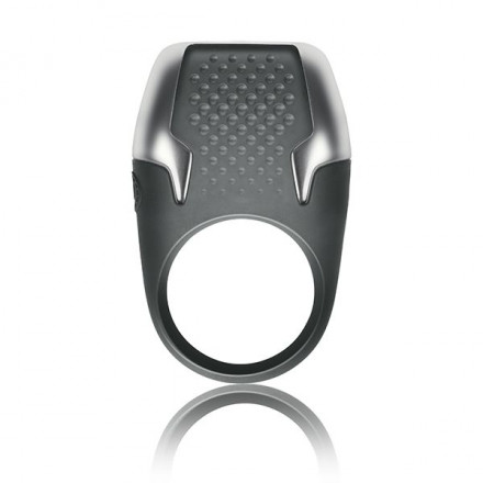Серое эрекционное кольцо Climaximum Tyro 