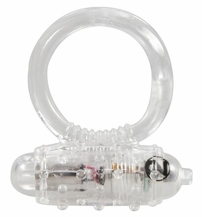 Прозрачное эрекционное виброкольцо Vibro Ring Clear 