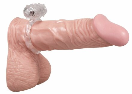 Прозрачное эрекционное виброкольцо Vibro Ring Clear 