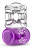 Фиолетовое эрекционное виброкольцо One Night Stand Vibrating C-Ring 