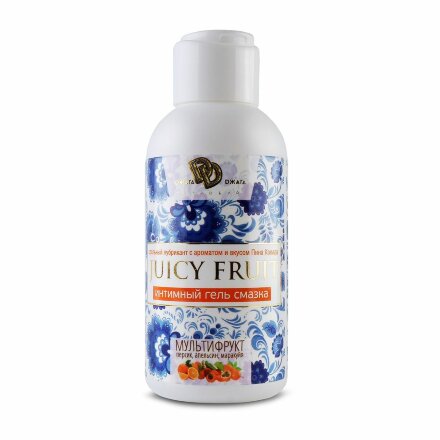 Интимный гель на водной основе JUICY FRUIT с ароматом фруктов - 100 мл. 