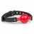Красный кляп-шар Easytoys Ball Gag With PVC Ball 
