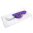 Фиолетовый вибромассажер с клиторальной стимуляцией Clitoral Suction Rabbit - 24,5 см. 