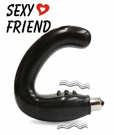 Вибростимулятор простаты Sexy Friend черного цвета 
