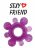 Фиолетовое эрекционное кольцо Sexy Friend  