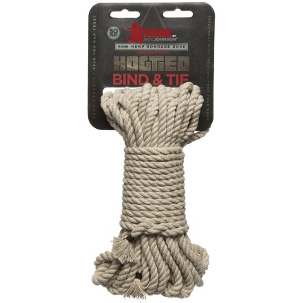 Бондажная пеньковая верёвка Kink Bind &amp; Tie Hemp Bondage Rope 50 Ft - 15 м. 