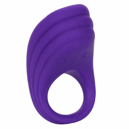 Фиолетовое эрекционное виброкольцо Silicone Rechargeable Passion Enhancer 