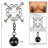 Металлические утяжеленные зажимы для сосков Grips 4-Point Weighted Nipple Press 