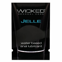 Анальный лубрикант Wicked Jelle на водной основе - 3 мл.