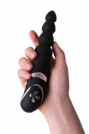Чёрный анальный вибростимулятор Erotist - 20,7 см. 