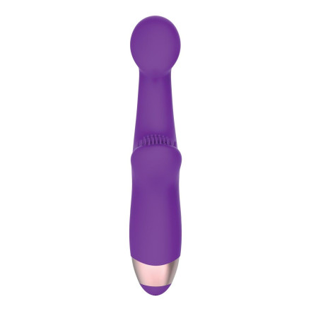 Фиолетовый массажёр для G-точки G-Spot Pleaser - 19 см. 