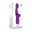 Фиолетовый массажёр для G-точки G-Spot Pleaser - 19 см. 