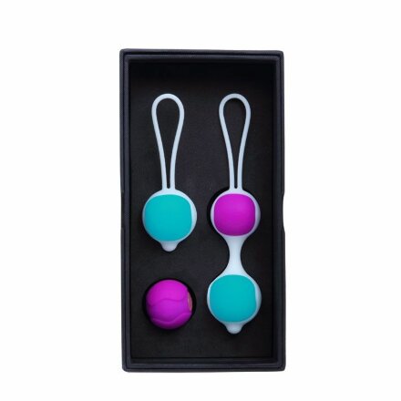 Разноцветные вагинальные шарики Orgasmic balls silicone 