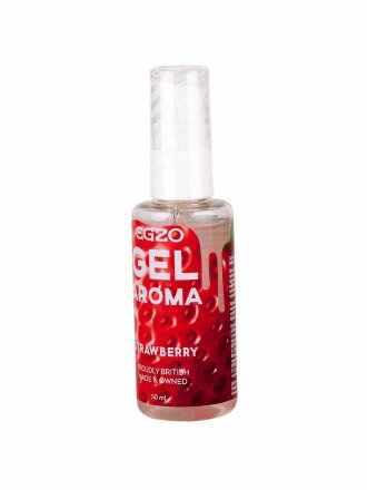 Интимный лубрикант EGZO AROMA с ароматом клубники - 50 мл. 